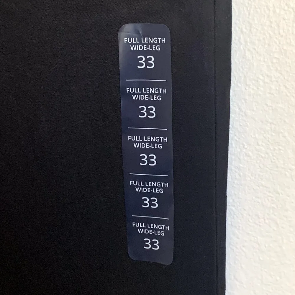 NWT J.Crew Factory Wide-leg Full-length Jean All-day Stretch in Black BU832 - Image 12