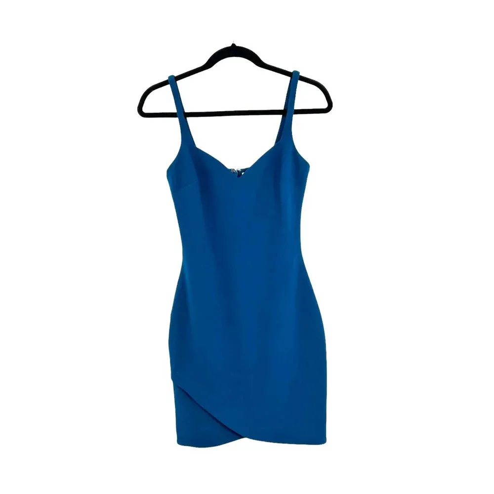Likely‎ Fairbanks Mini Sleeveless Cocktail Dress In Cerulean Blue Size 0 - Image 3
