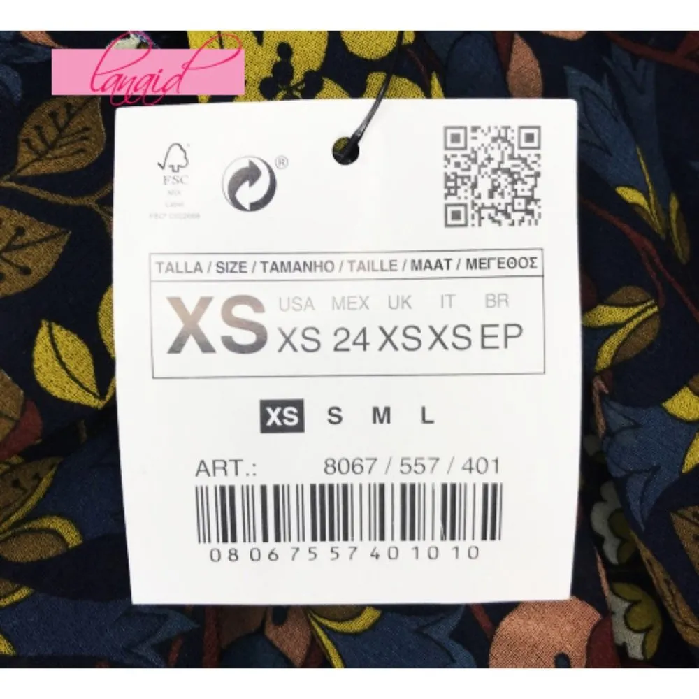 Floral Empire-Waist Half-Sleeve Chiffon Velvet Dress Open Back Cut-Out Mini - Image 6