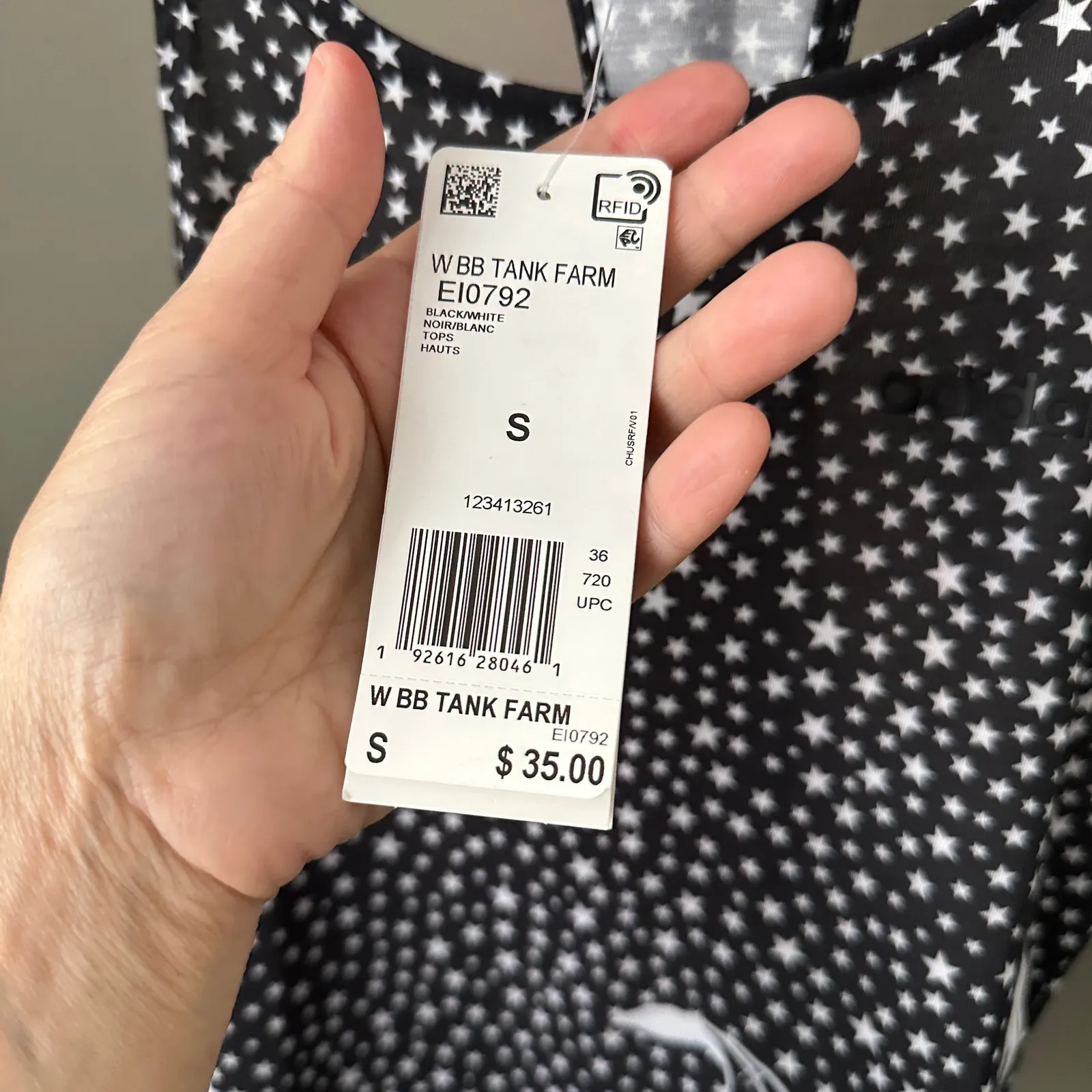 Adidas Farm Rio Star Tank Black Small NWT - Image 6