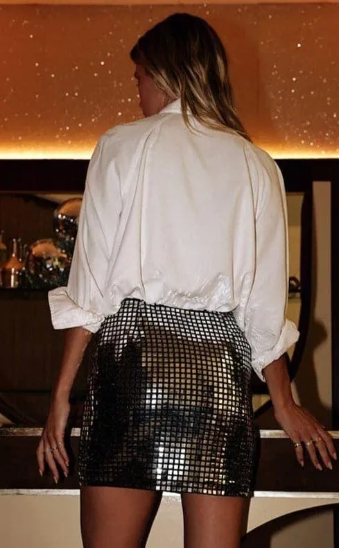12th Tribe sequin mini skirt - Image 2