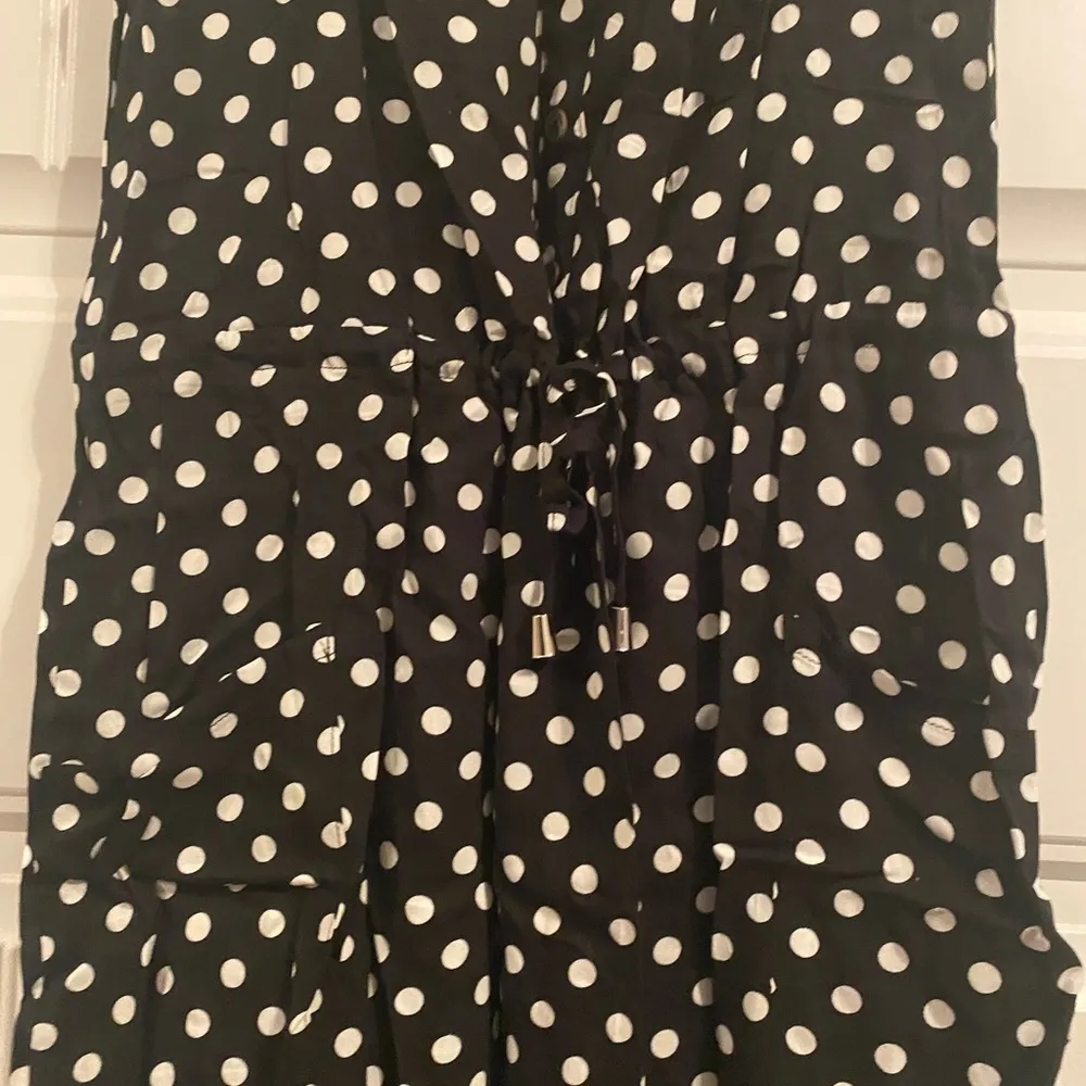 Black Dress with White Polka Dots - Image 7
