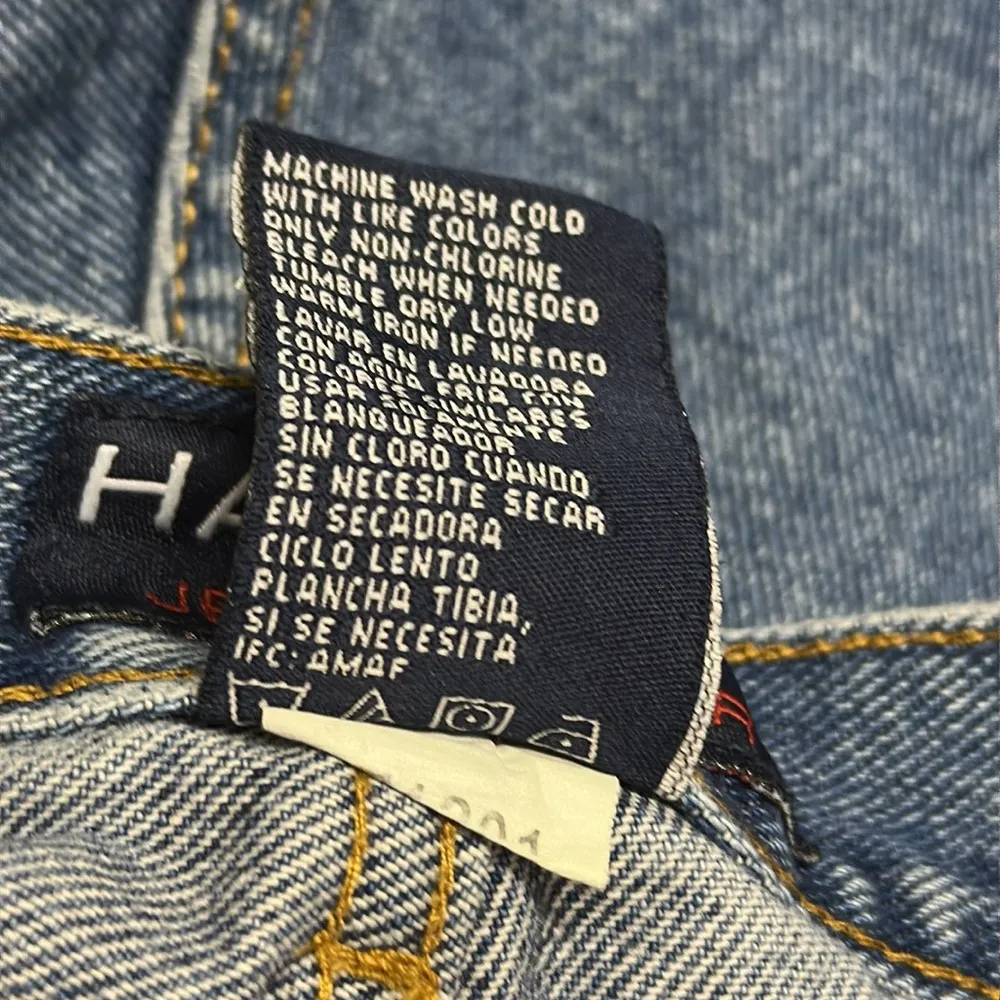 Halston Jeanswear Vintage Y2K Mom Jeans High Waist Blue Jean Shorts Womens 10 - Image 9