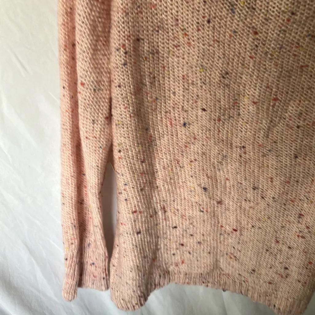 Soho: Pink Cable Knit Sweater- Boatneck- L - Image 14