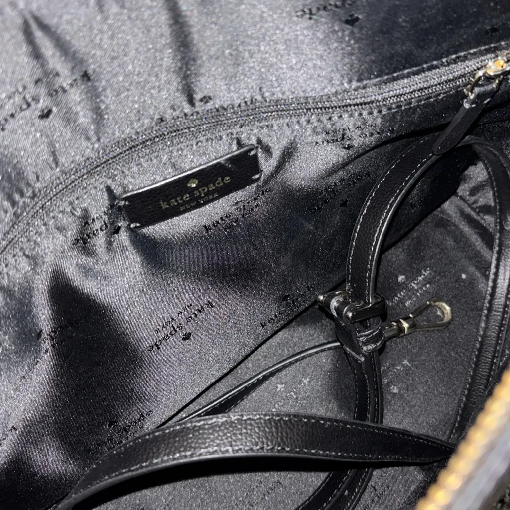 Kate Spade Black Satchel with Dome Silhouette - Image 3