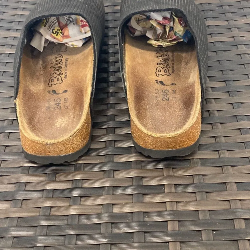 Birkenstock  Birkis  Amsterdam, ribbed clogs ￼ - Image 4