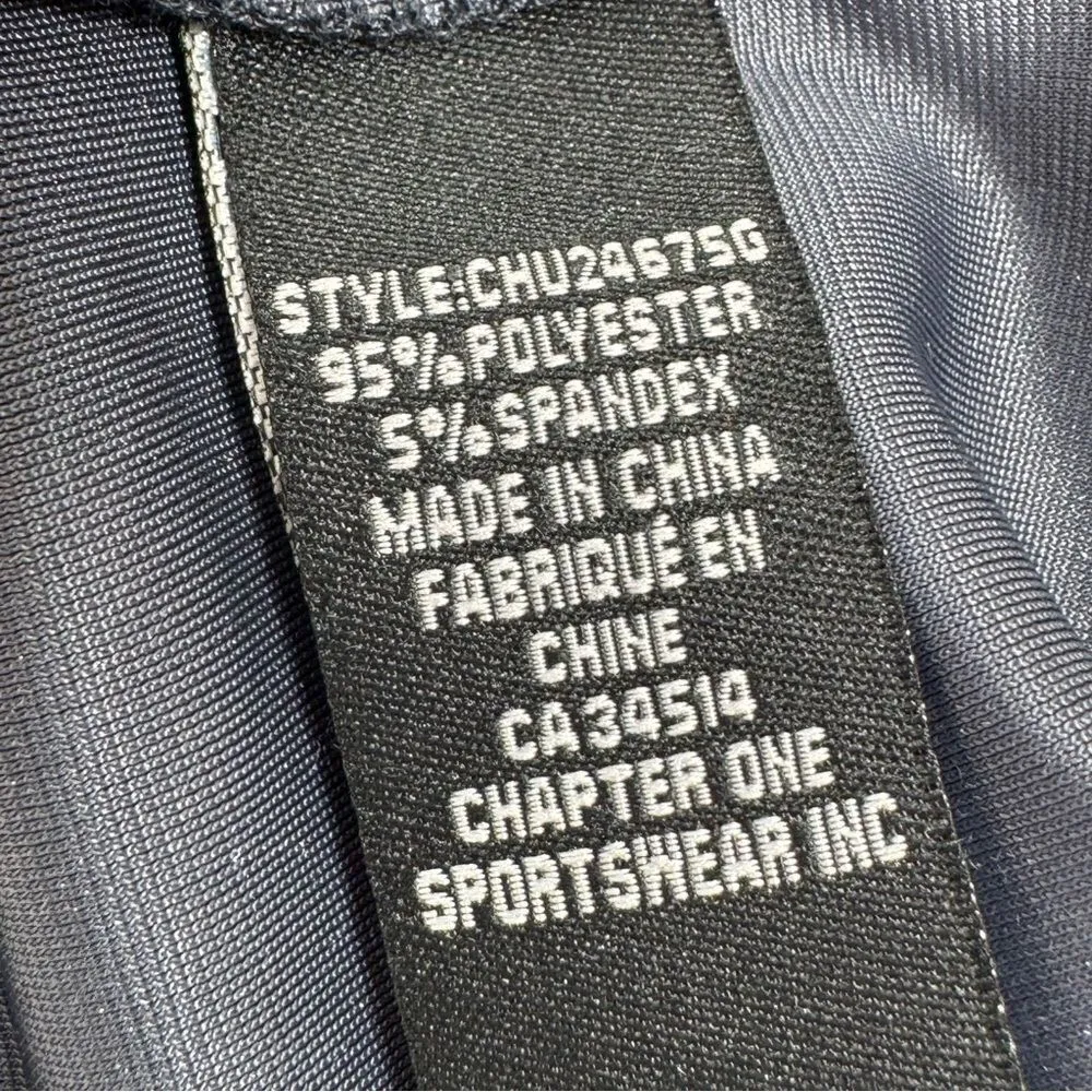 Jules & Leopold Velvet Velour Pants Slim Leg Pull On Ankle Blue Medium - Image 8