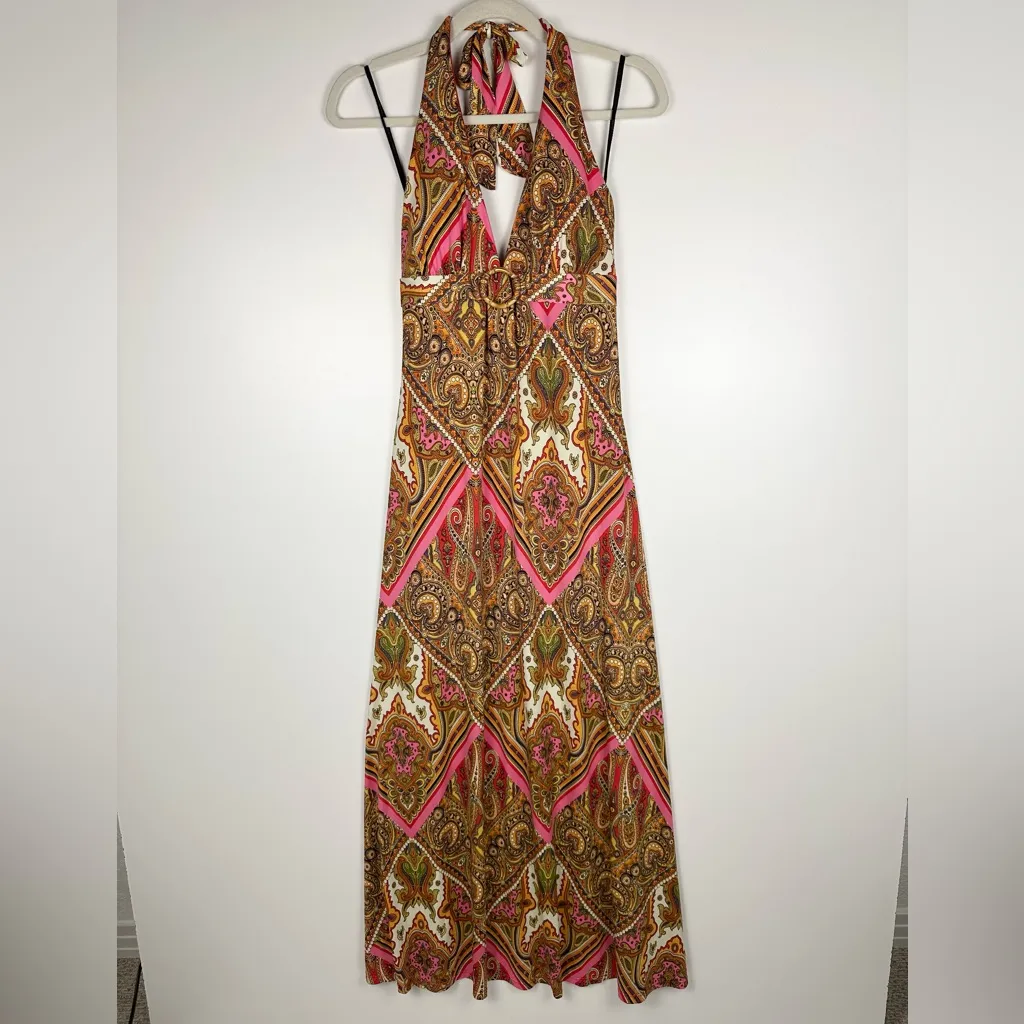 Ruby Rox  Y2K Halter Maxi Dress - Image 2