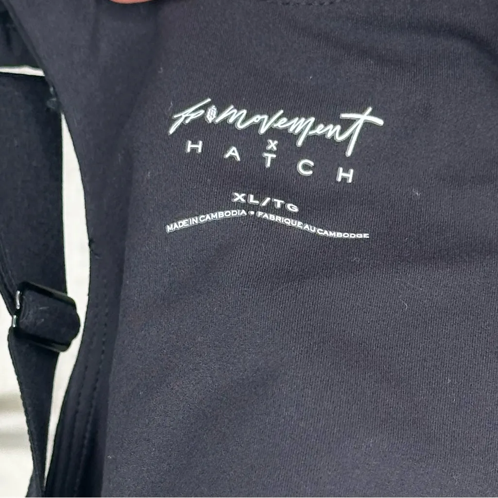 FP Movement x HATCH Never Better Square Neck Maternity Bra Black Size XL - Image 3