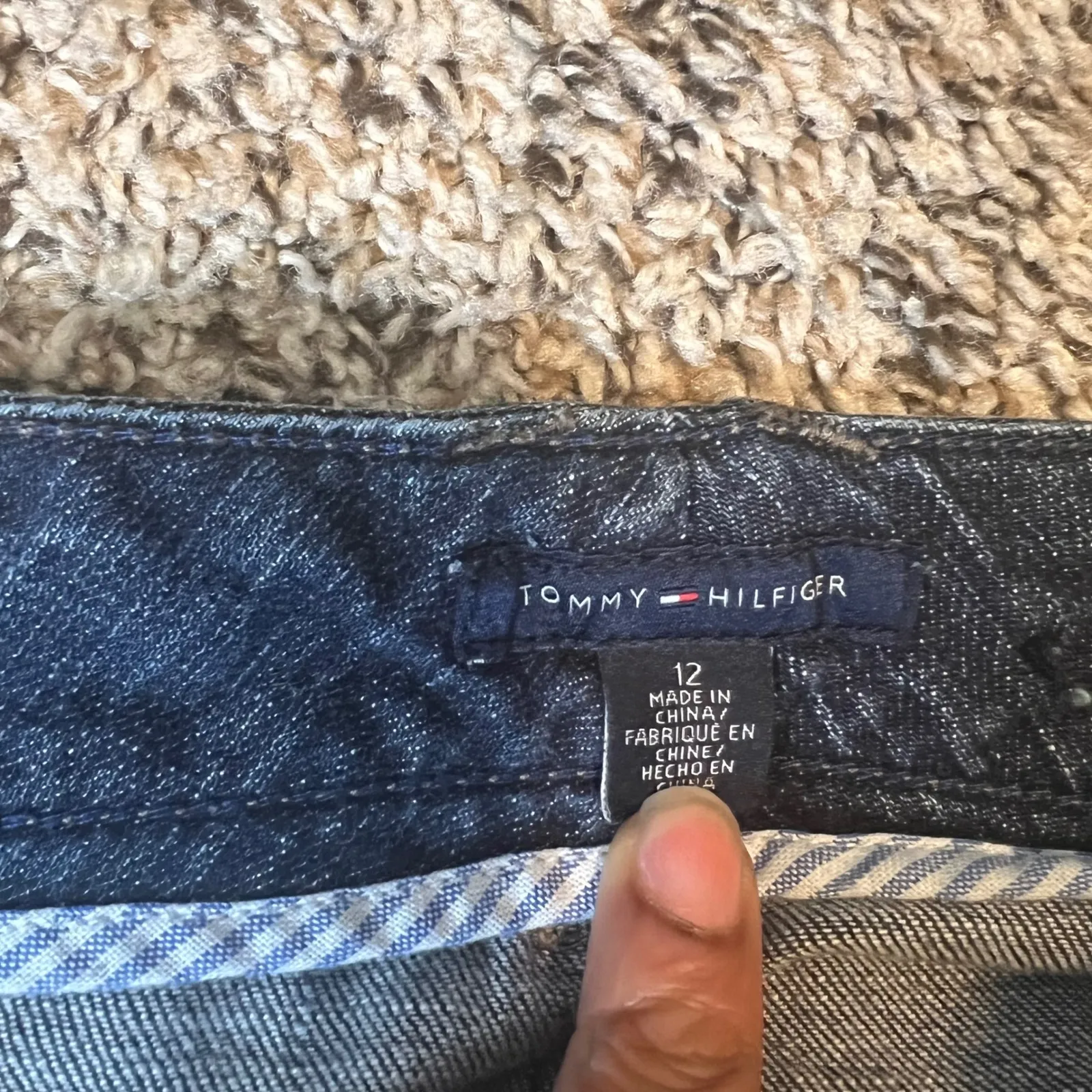 Tommy Hilfiger American Hope Classic Rise Bootcut Dark Wash Denim Jeans Women - Image 2