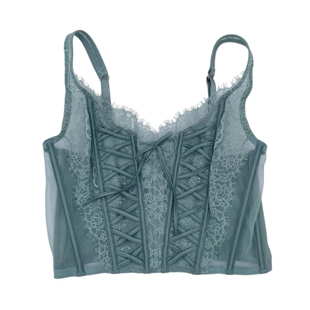 Victoria's Secret Dream Angels Unlined Lace Up Corset Top Size S-DD Fairycore - Image 2