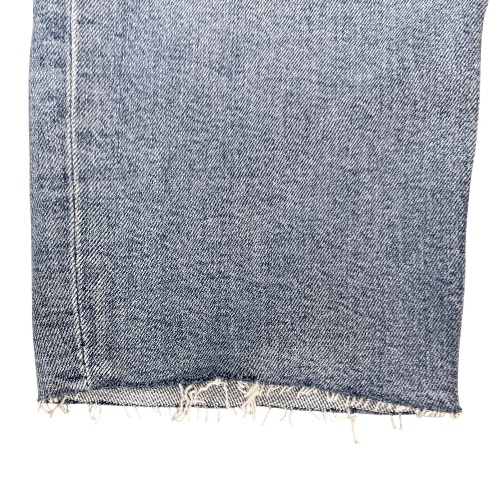 Re/done Jeans Womens Straight High Rise 70s Stove Pipe 32 x 27 Ankle Button Fly - Image 9