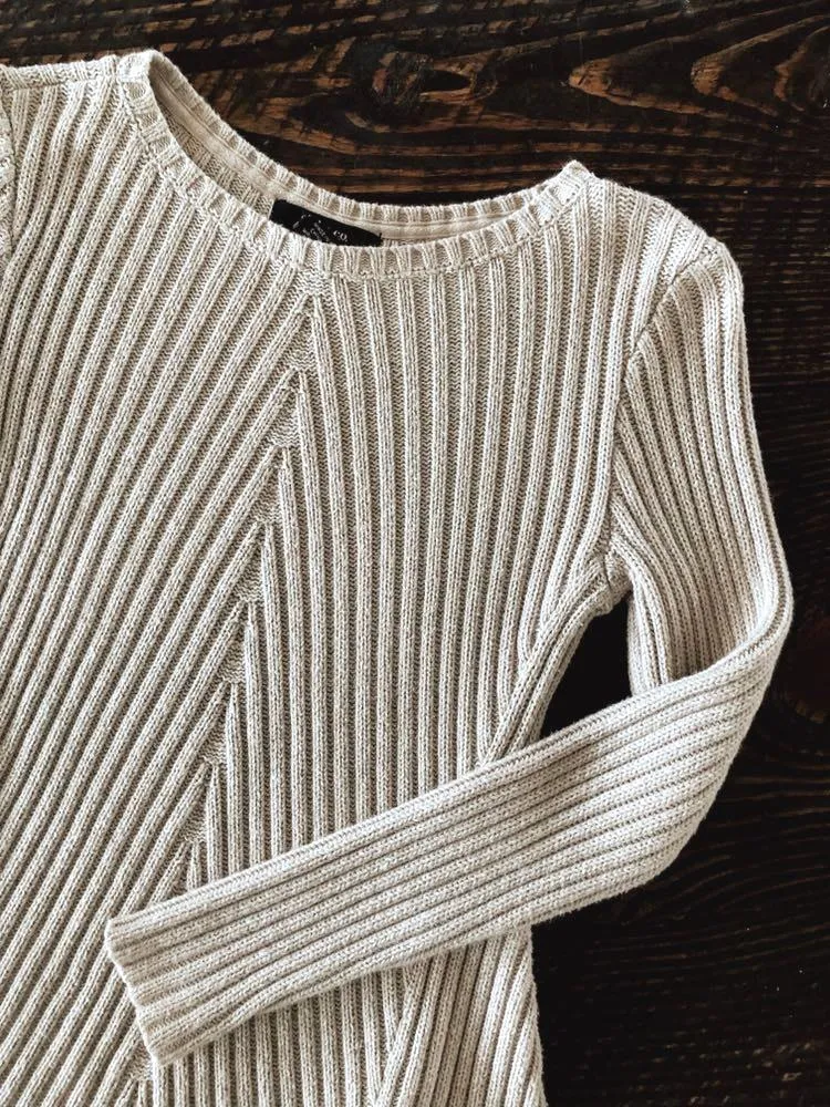 Style & Co Tan Knit Sweater - Image 3