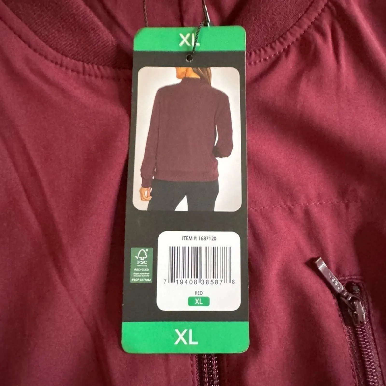 BANANA REPUBLIC BR SPORT Flyweight Bomber Jacket with Core Temp Sz XL New w/ Tag - Image 8