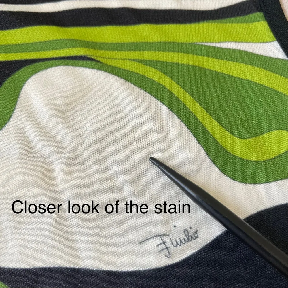 Emilio Pucci Womens Floral Dress Pink Green Black Sleeveless Size US 10 - Image 5