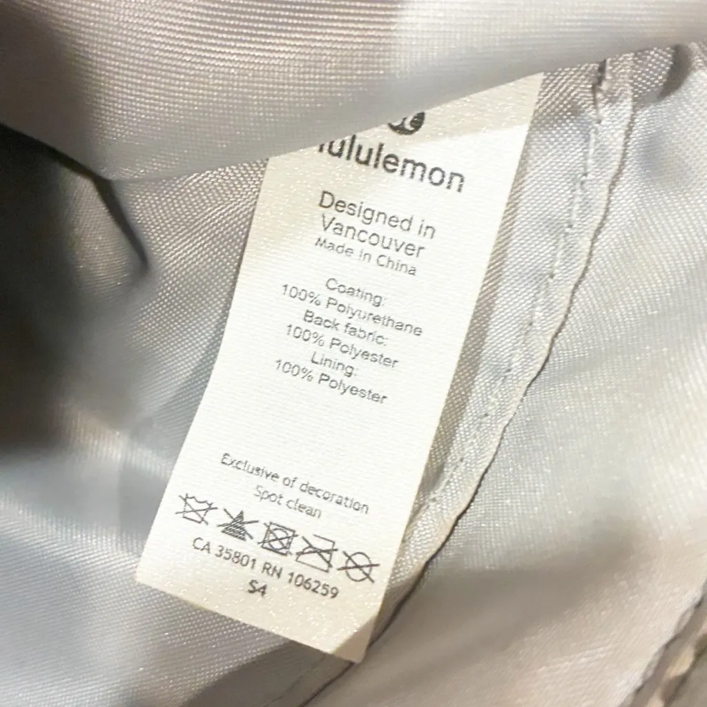 Lululemon Goody Bag Large Metallic Silver Pouch Clutch - Image 4