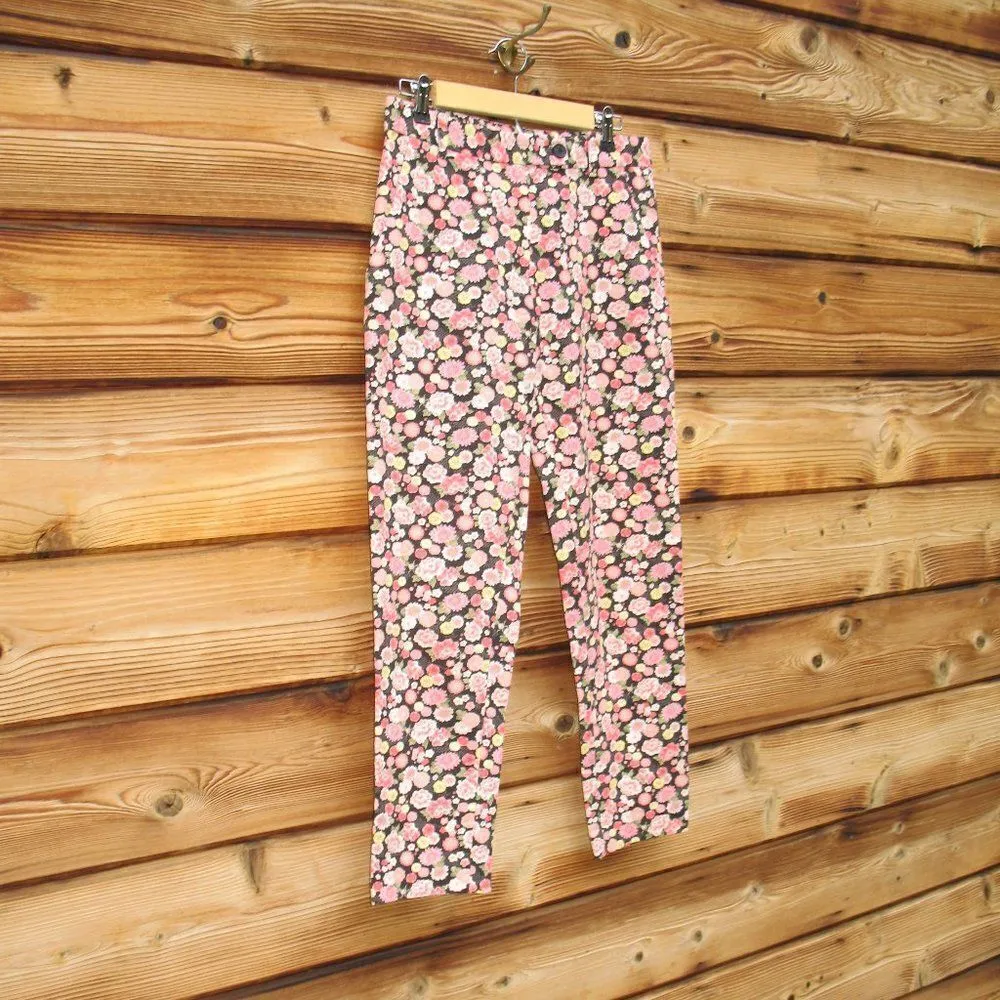 NWOT 6397 Floral Pants Pink Size 2 - Image 3