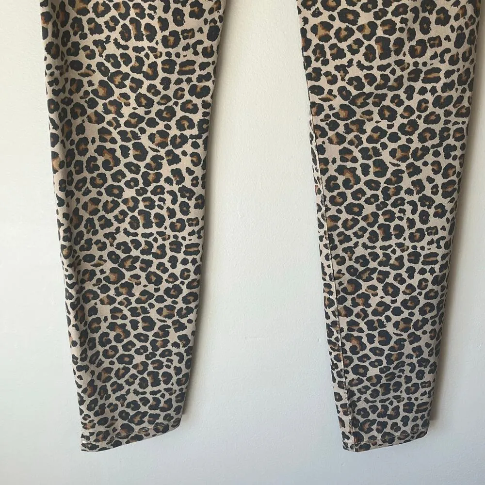 NWT! Knox Rose Leopard Print Mid-Rise Ankle Skinny Jean Size 2 - Image 12