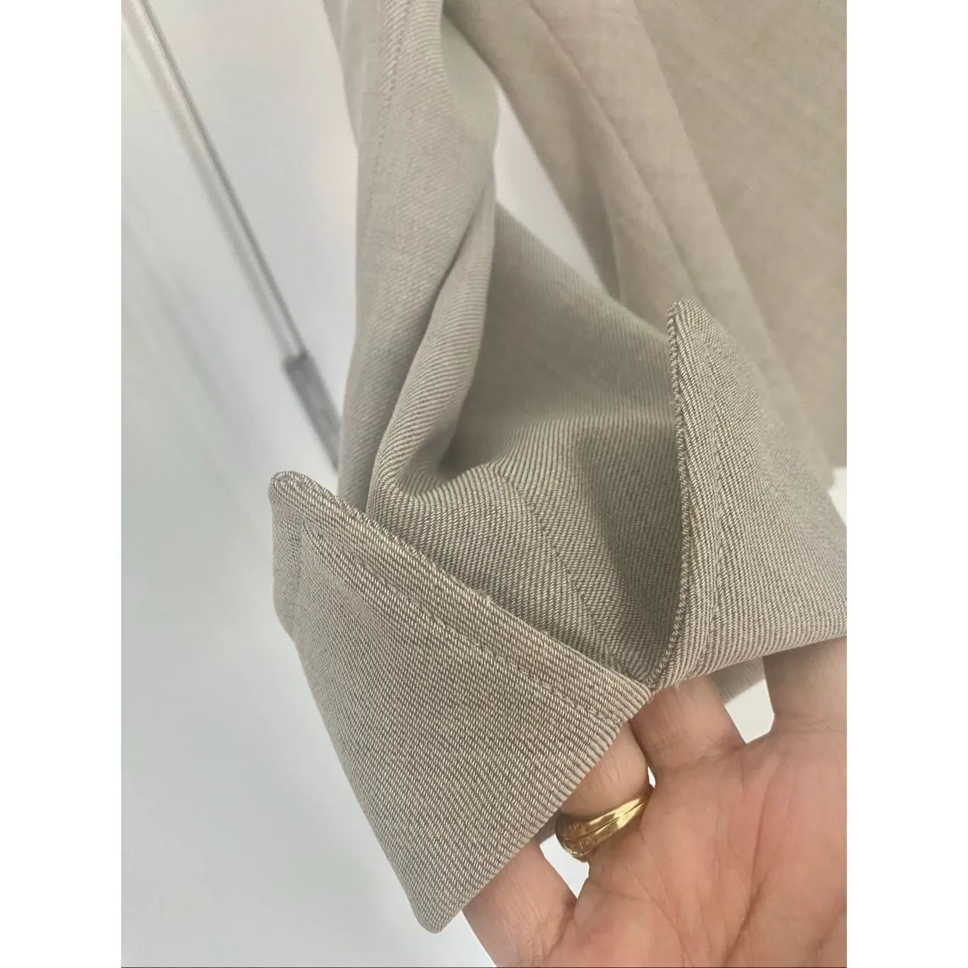 Akris Gray Lightweight 100% Wool Blazer Sz 8 - Image 7