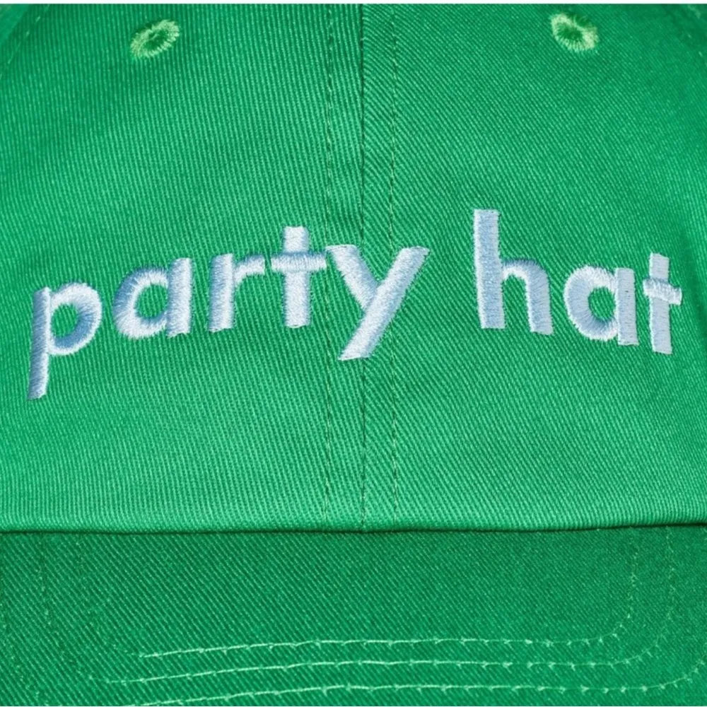 NEW kate spade new york x Target Green Women's Party Baseball Hat NWT - Image 3