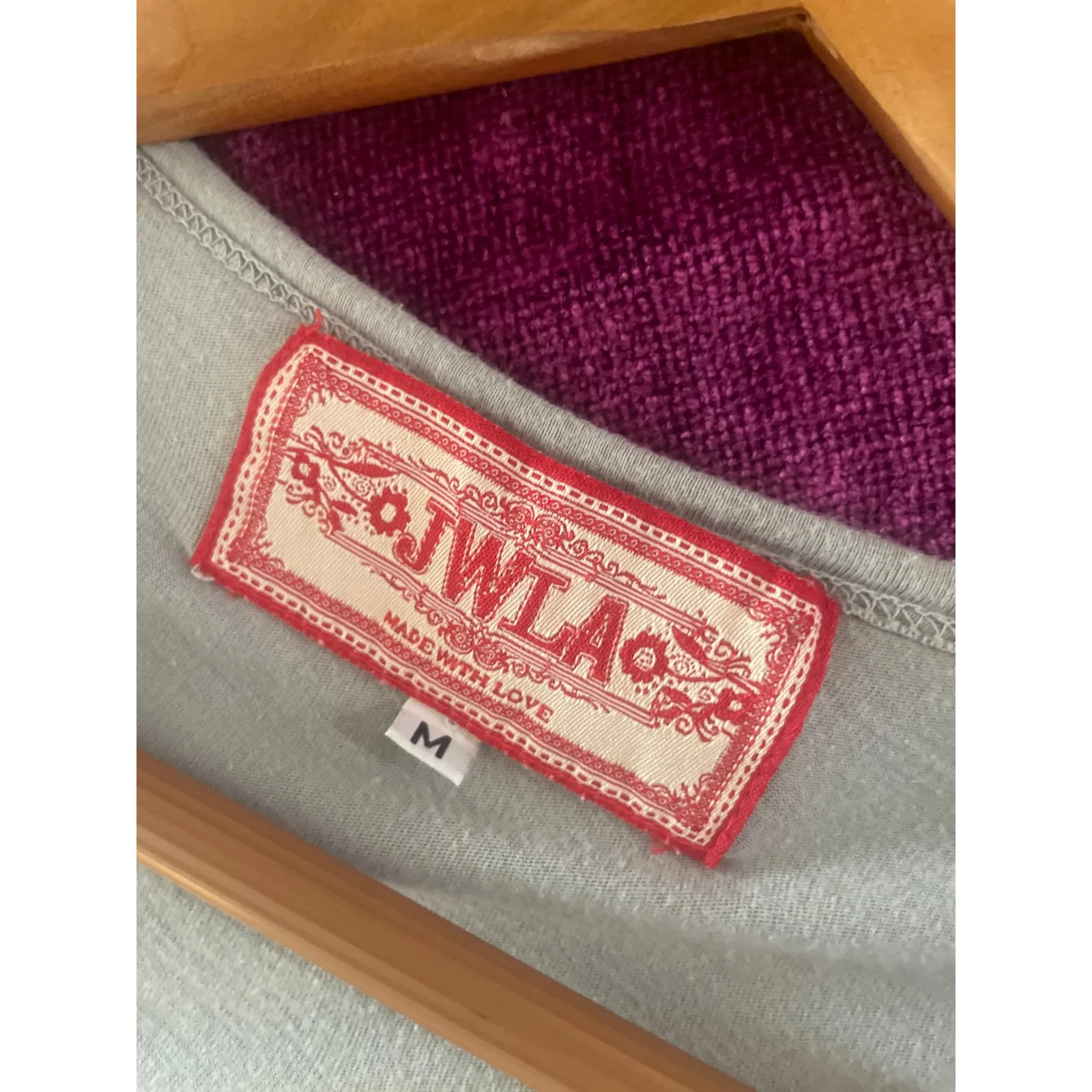 JOHNNY WAS Embroidered Dress JWLA Gray Floral Size Medium M CASUAL 100% Cotton - Image 5