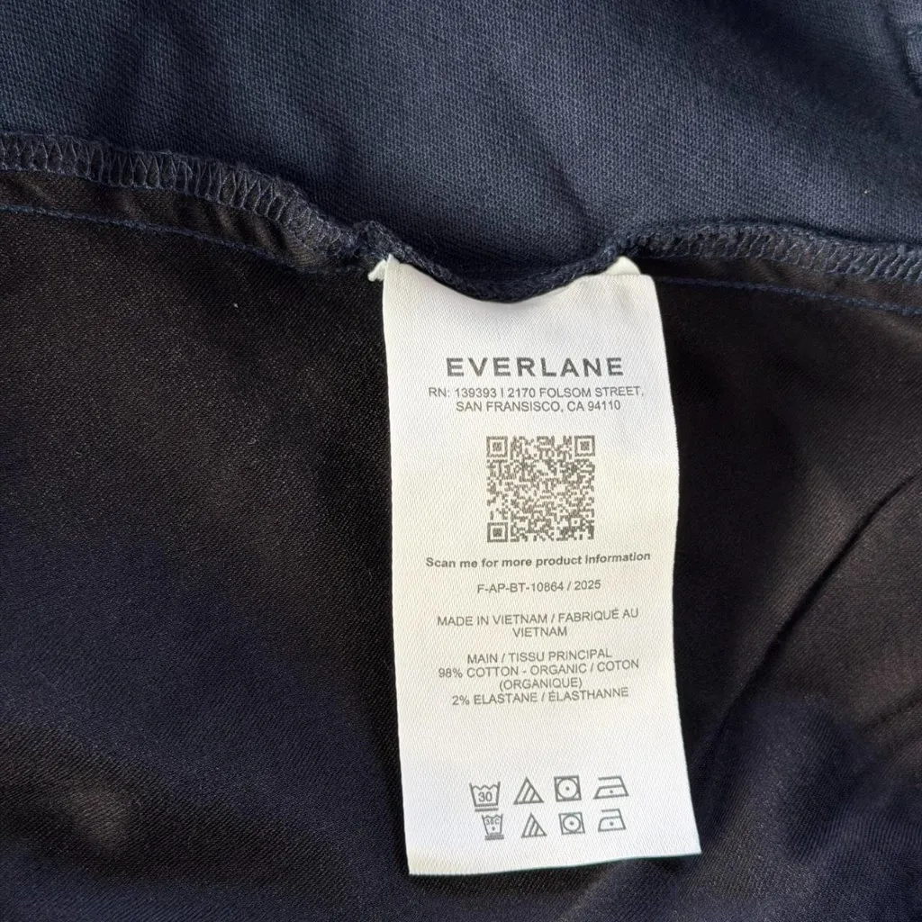 Everlane The Utility Barrel Pant in Navy, Size 12 - Image 9