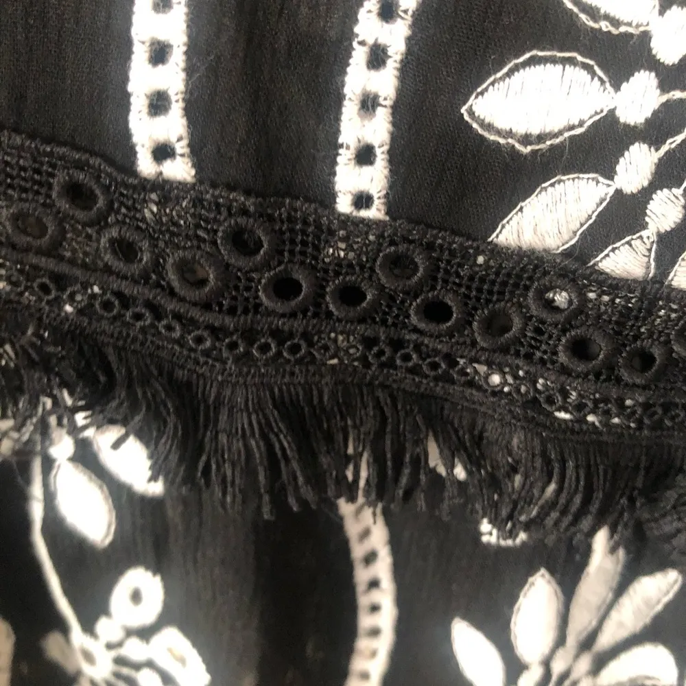 Abbeline cold shoulder embroidered open back top - Image 42