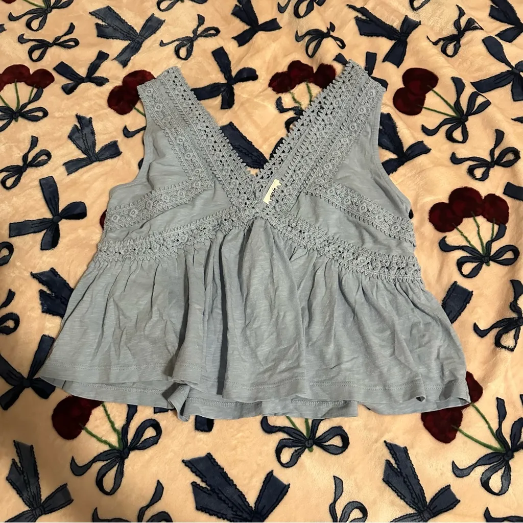 aerie summer house peplum tank top - Image 2