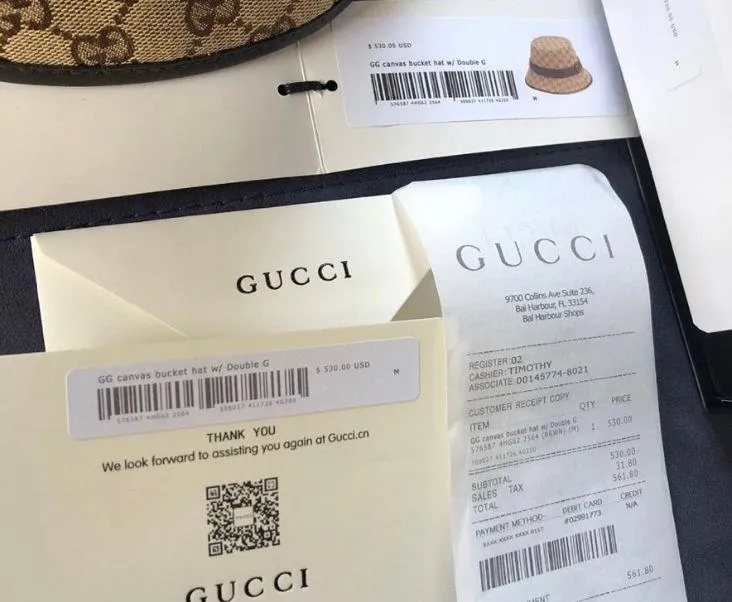 Gucci Canvas Hat - Image 5