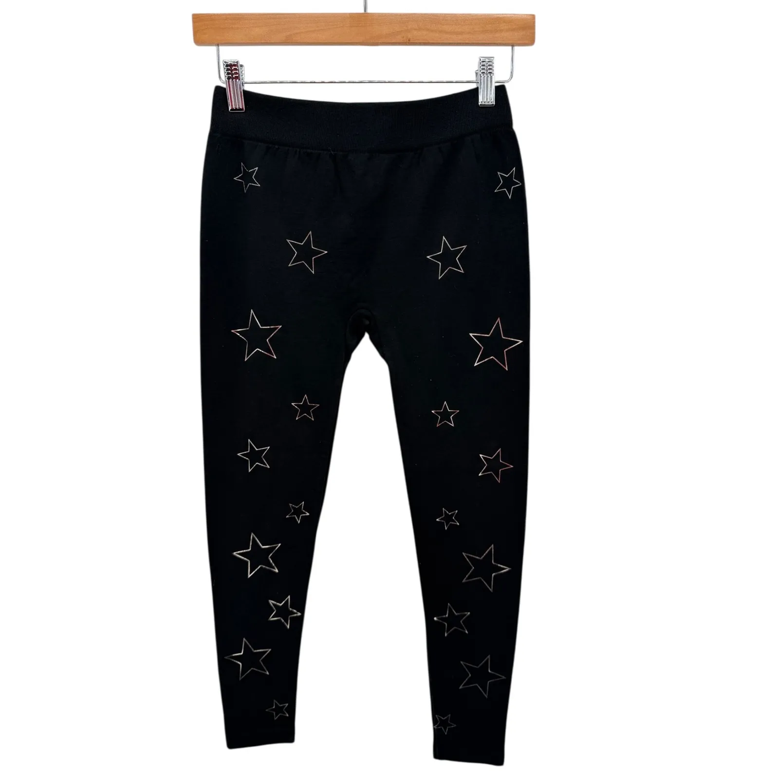 Electric Yoga Eclipse Star Black Seamless Leggings M/L Nylon Spandex Athleisure - Image 3