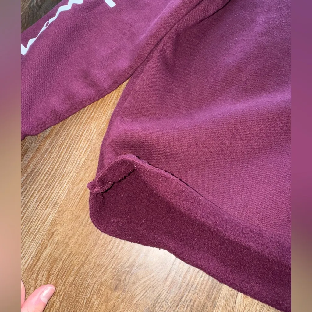 Champion Women's Maroon Hoodie - Image 2