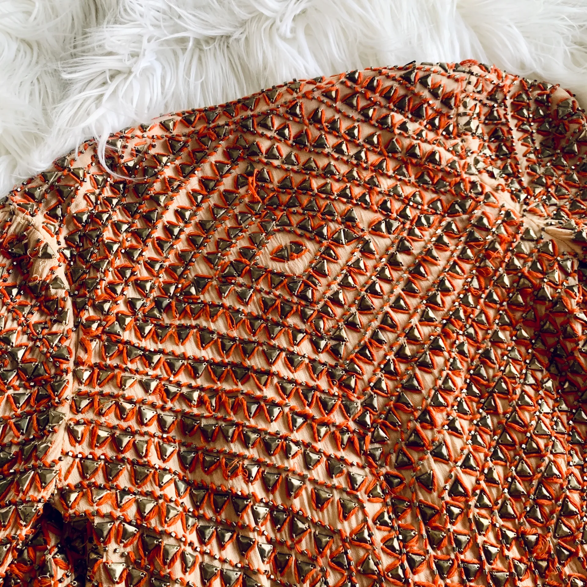 Calypso St. Barth Metal Embellished Jacket - Image 4