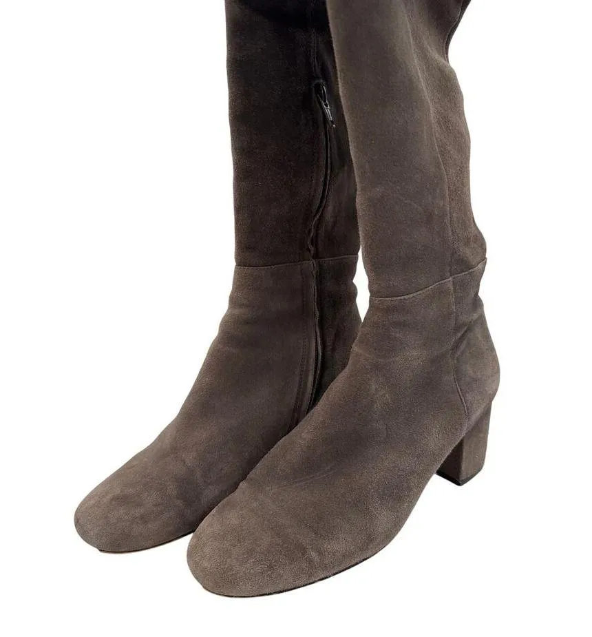 Halogen Women’s Gray Felt Knee High Boots Size 7.5 – Stylish Winter Tall Shoes - Image 6