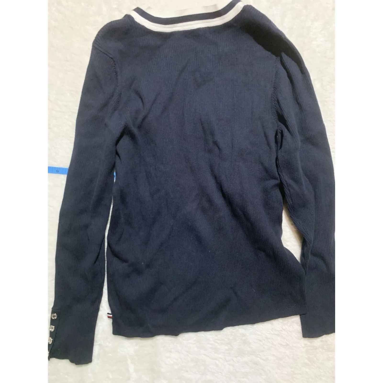 Tommy Hilfiger Long Sleeve‎ Sweater Size Medium - Image 7