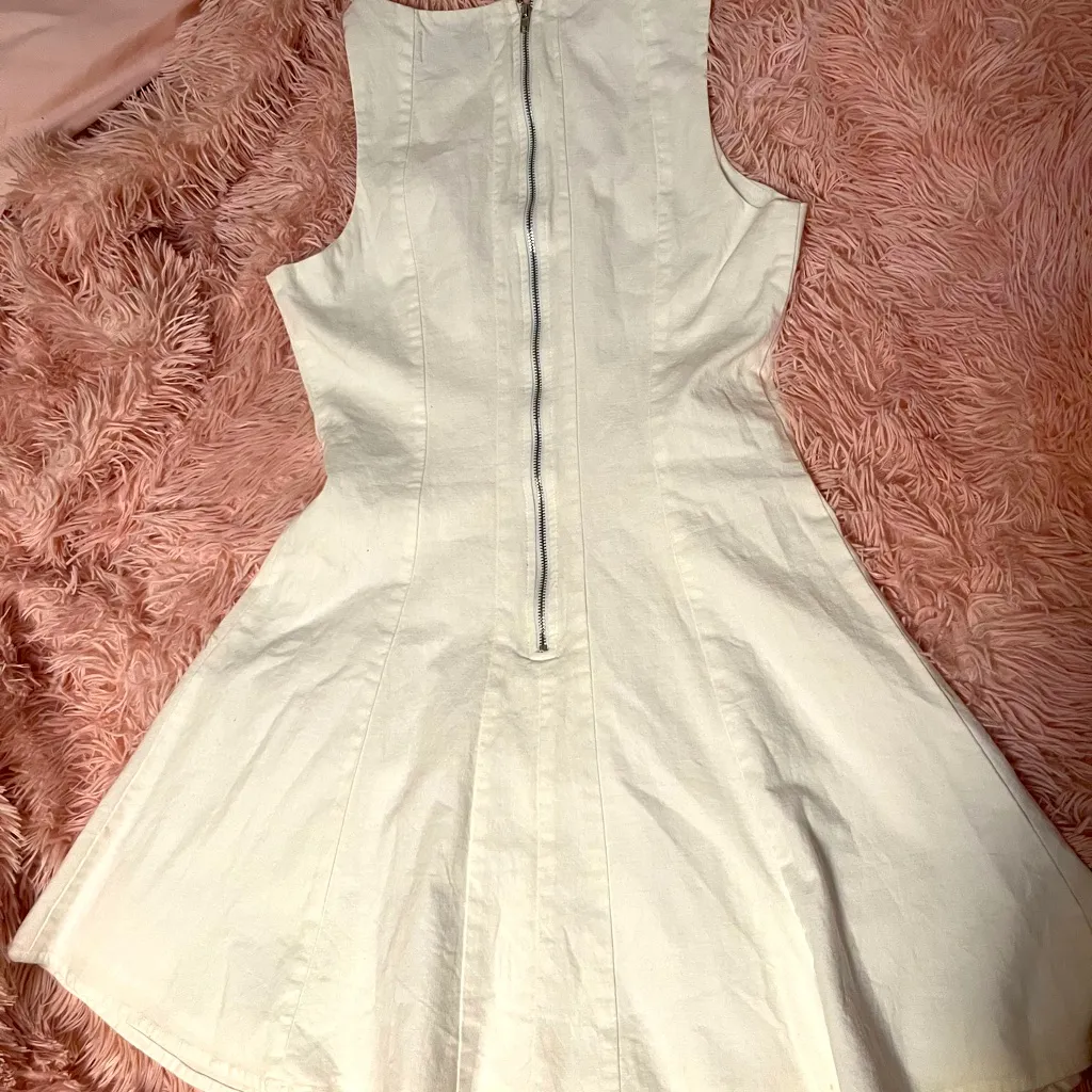 Fab’rik sleeveless dress mini Size S white - Image 2
