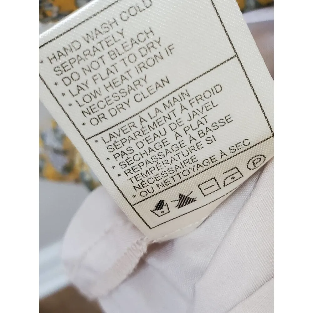 BB Dakota Steve Madden Yellow Polyester V-Neck Short Sleeve Knee Length Dress S - Image 10