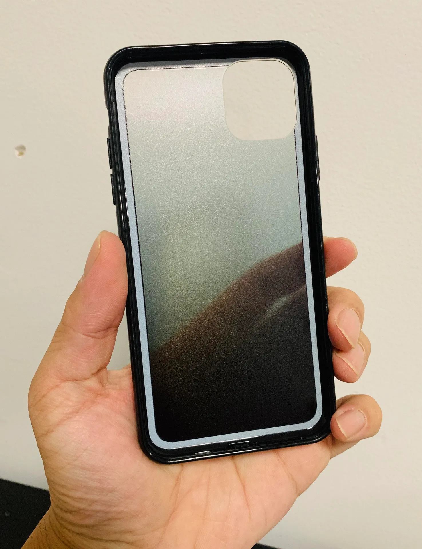 iPhone 11 Pro Max Cute New Gradient Color Bumper Shockproof Case Black - Image 5