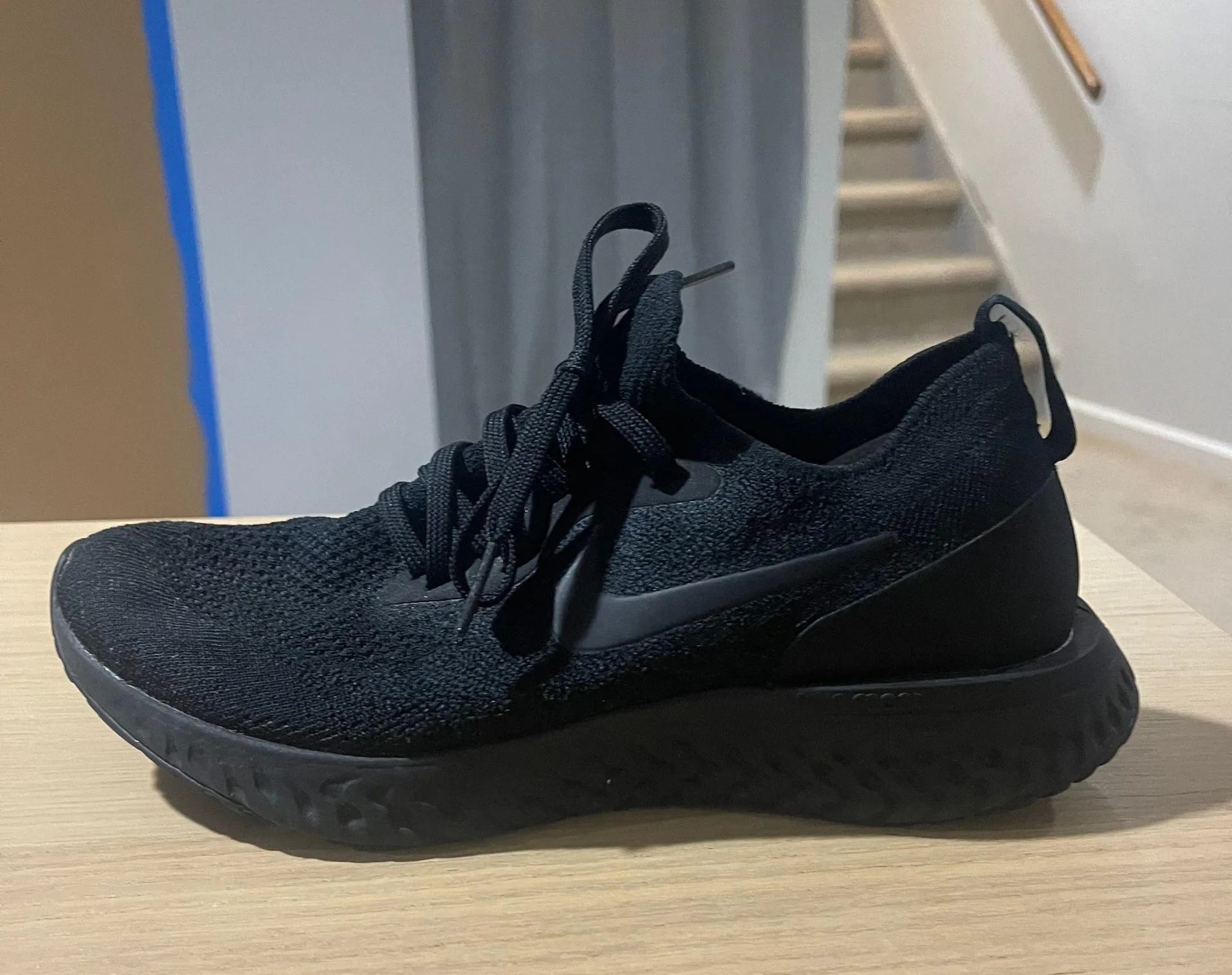 Nike Epic React Flyknit Black - Image 3