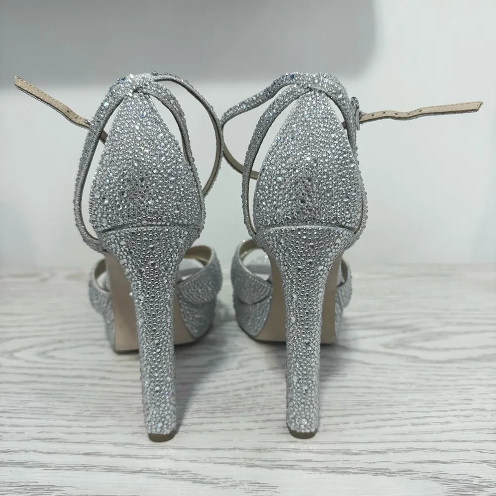 Badgley Mischka Fizzy Ankle Strap Platform Sandal (Women) 9.5 - Image 10