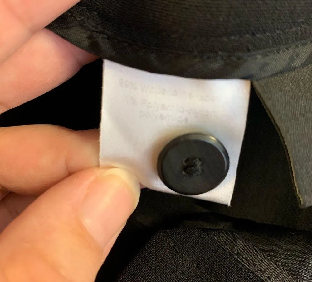 Black Wool Dress Pants - Image 7