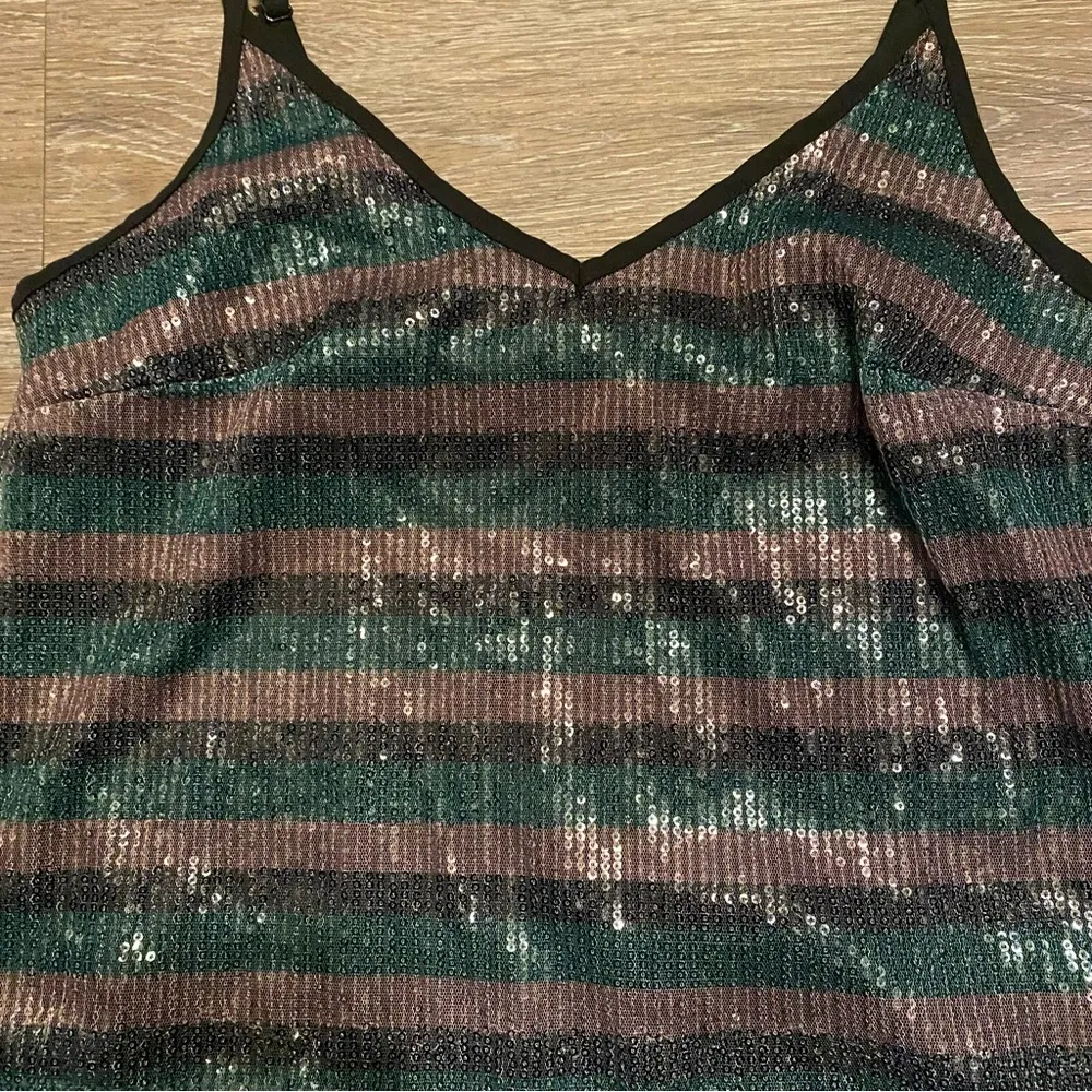 Wild Fable Cropped Sequin Tank Top Size XS - Image 5