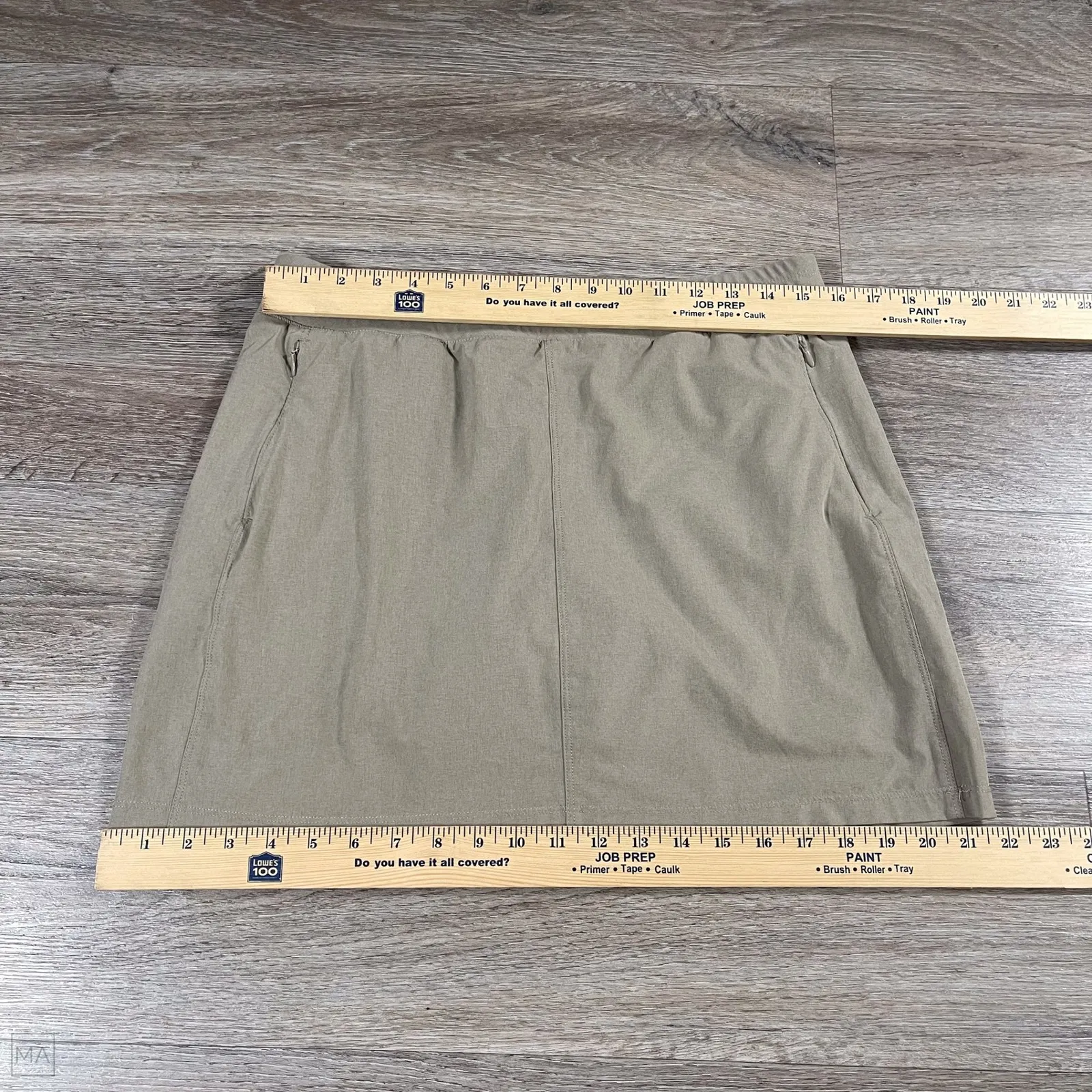 Kuhl	Women's Skort Lined Athleisure Outdoor Hiking Casual Sporty Athletic‎ M Tan - Image 5