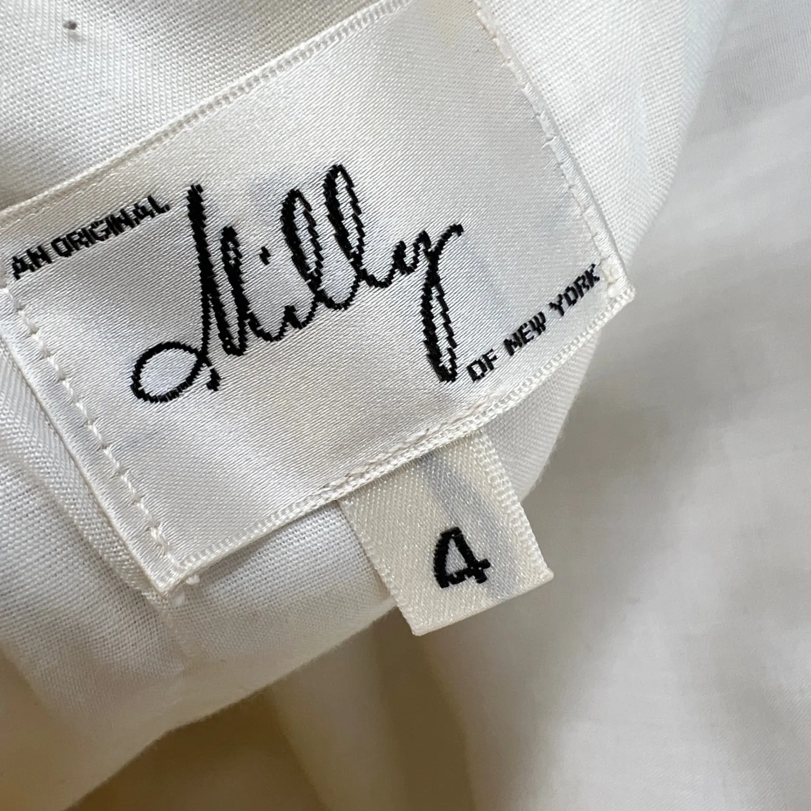 Milly New York Strapless Dress Cream Floral Print Size 4 Garden Party Cocktail - Image 8