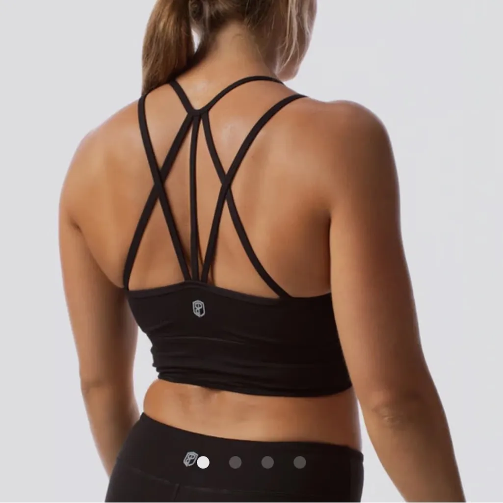 BORN PRIMITIVE Strappy Bra Black Size XL - Image 2