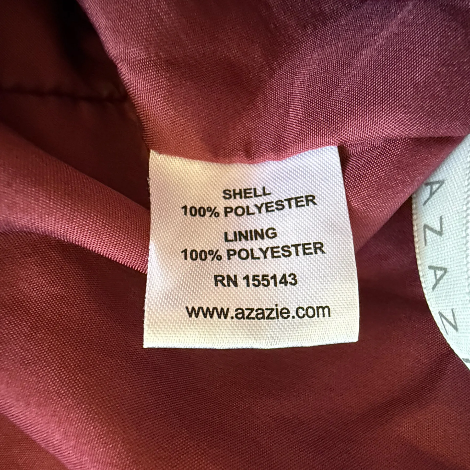 Azazie Weisz Dress Burgundy  NWT - Image 11