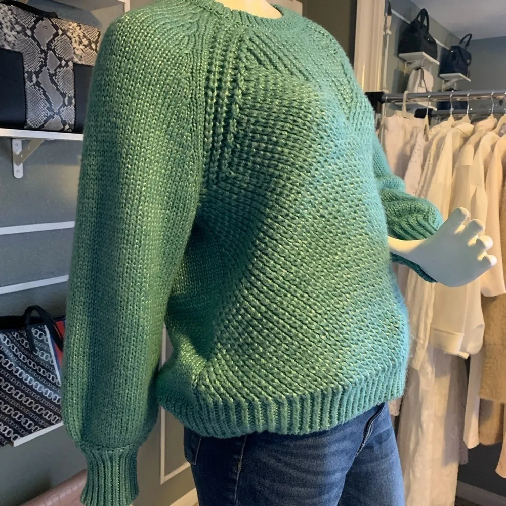 Worthington green/teal color loose sweater - Image 4