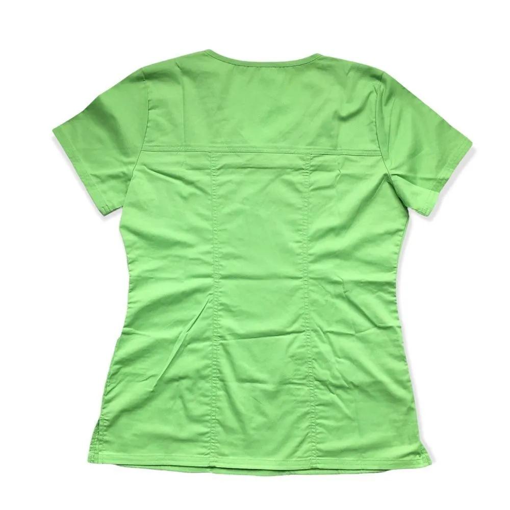 🔃Cherokee Green Scrub Top - Image 3