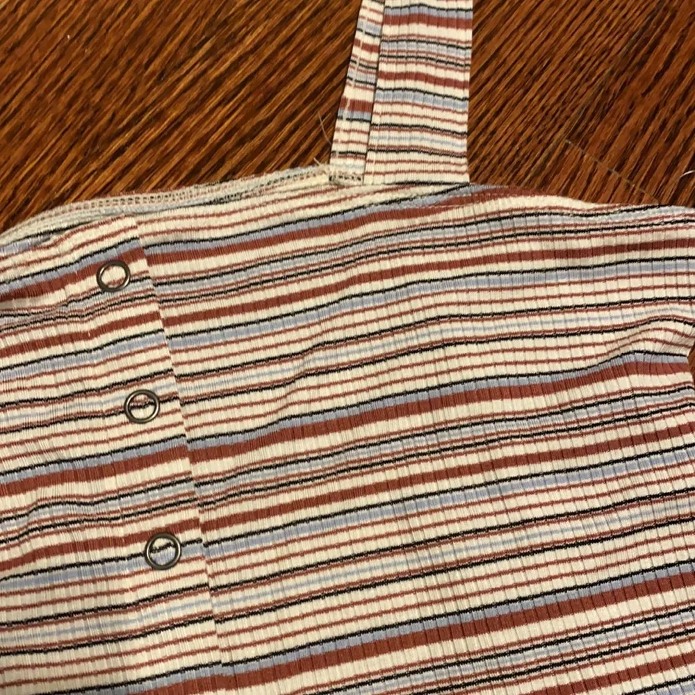 AE Striped Button Front Tank Top - Image 2