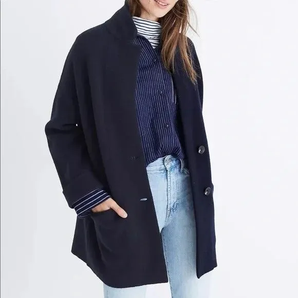 Madewell  Oversize‎ Wool Knit Sweater Coat Women's S - Image 3