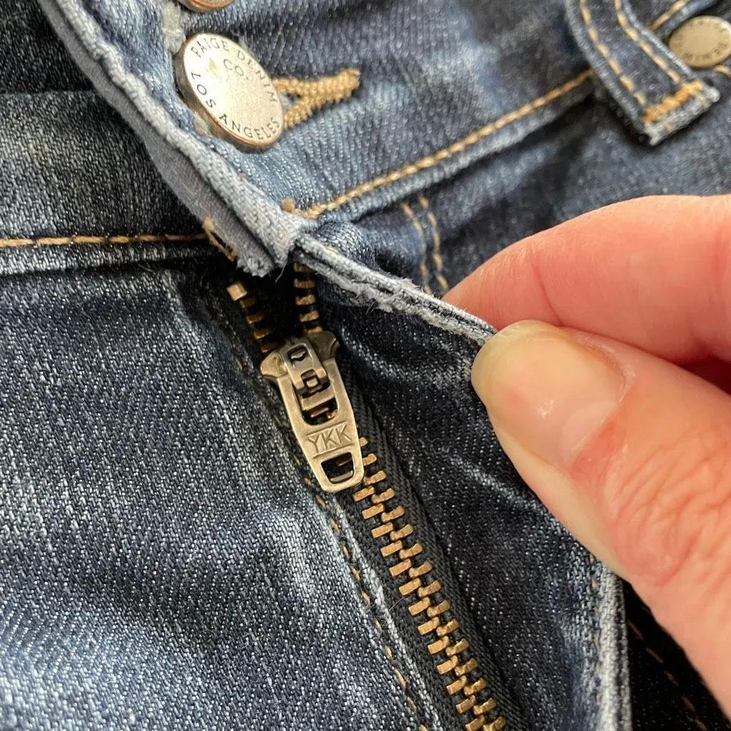 Paige Denim Hidden Hills Stream Bootleg Crop 28 - Image 6